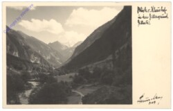 Zillertaler Alpen, Blick v. Klaushof in den Zillergrund