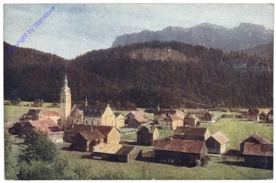 ak118863 Bezau, Ortsansicht