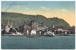 Bregenz, Hafen mit K.K. Post