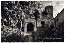 Landsee, Ruine, Burghofeingang