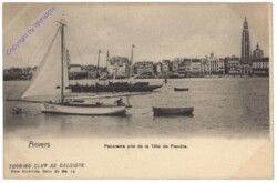 Antwerpen, Anvers, Panorama prls de la Tete de Flandre
