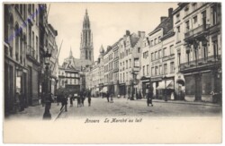 Antwerpen, Anvers, Le Marche au lait