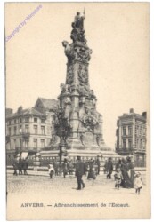 Antwerpen, Anvers, Affranchissement de l'Escaut