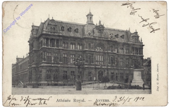 Antwerpen, Anvers, Athénée Royal