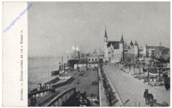 Antwerpen, Anvers, Débarcadère et le "Steen"