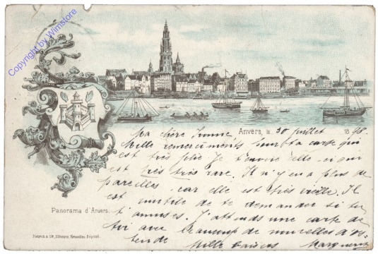 ak119170 Antwerpen, Anvers, Panorama d'Anvers