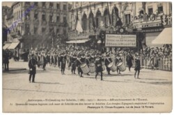 Antwerpen, Anvers,Affrainchissement de l'Escaut