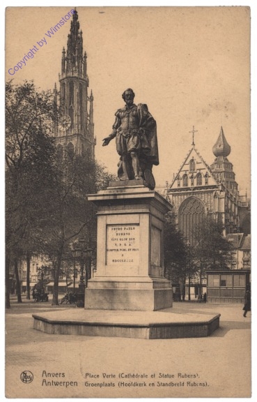 ak119179 Antwerpen, Anvers, Place Verte