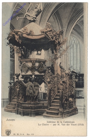 ak119185 Antwerpen, Anvers, Intérieur de la Cathédrale