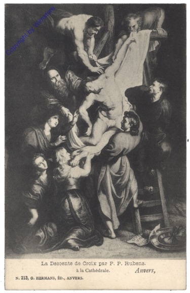 ak119186 Antwerpen, Anvers, La Descente de Croix par P.P. Rubens á la Cathédrale