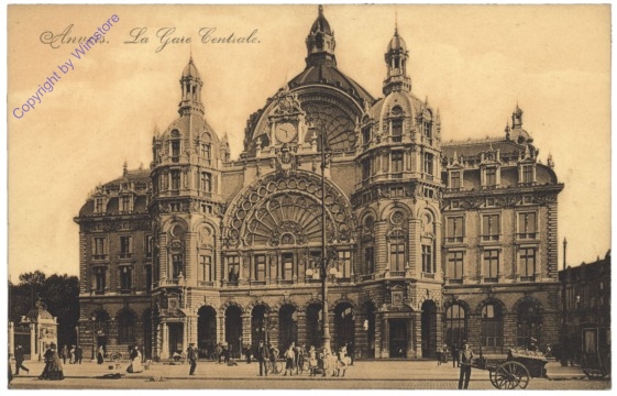 ak119188 Antwerpen, Anvers, La Gare Centiale