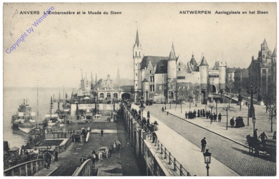 ak119190 Antwerpen, Anvers, L'Embarcadére et le Musée du Steen