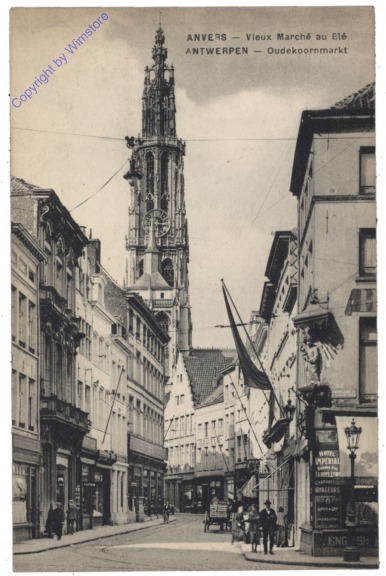 ak119195 Antwerpen, Anvers, Le Vieux Marché au Blé
