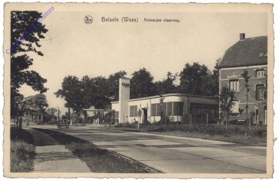 ak119219 Belsele (Waas), Antwerpse steenweg