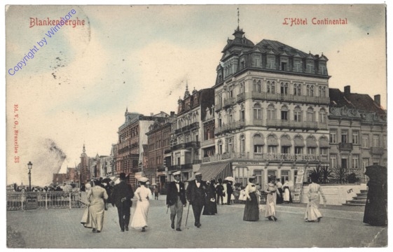ak119229 Blankenberghe, L'Hotel Continental