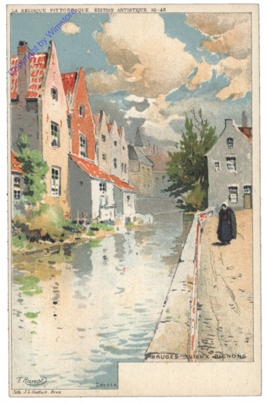 ak119242 Brügge, Bruges, Vieux Picnons