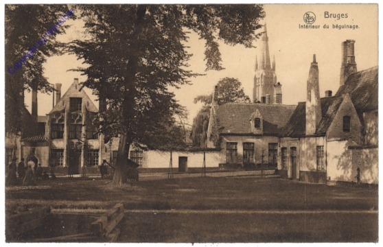 ak119247 Brügge, Bruges, Intérieur de Béguinage