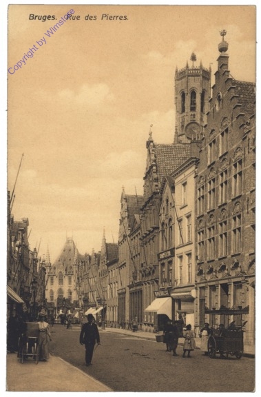 ak119250 Brügge, Bruges, Rue de Pierres