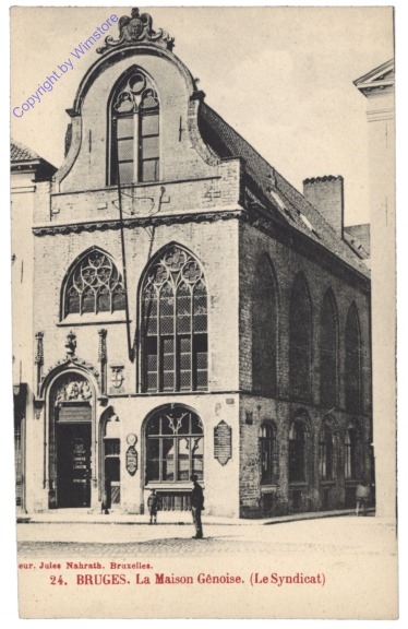 ak119253 Brügge, Bruges, La Maison Genoise