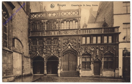 ak119262 Brügge, Bruges, Chapelle du St. Sang Entrée