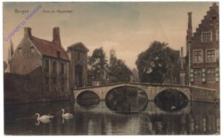 Brügge, Bruges, Pont du Béguinage