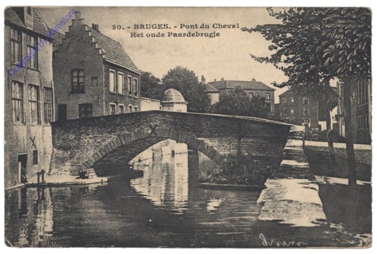 ak119272 Brügge, Bruges, Pont du Cheval
