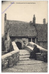 Brügge, Bruges, L'ancien pont sur le canal deSucre