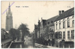 ak119280 Brügge, Bruges, Le Dijver