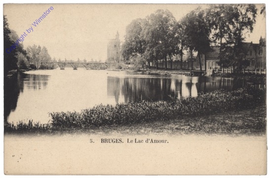 ak119281 Brügge, Bruges, Le Lac d'Amour
