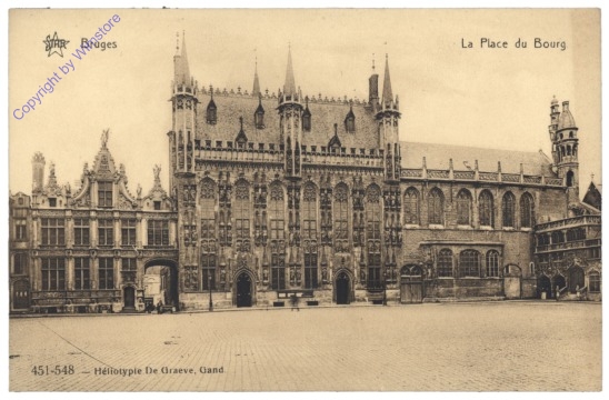 ak119292 Brügge, Bruges, La Place du Bourg