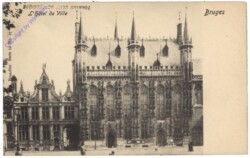 ak119296 Brügge, Bruges, L'Hotel de Ville