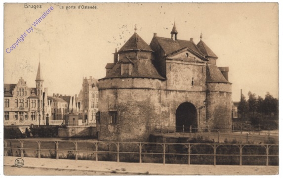ak119300 Brügge, Bruges, La porte d'Ostende
