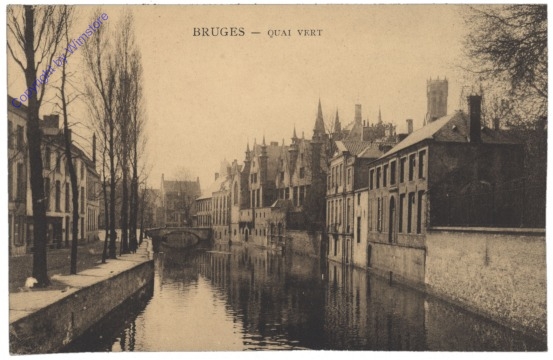 ak119305 Brügge, Bruges, Quai Vert