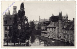 Brügge, Bruges, Quai du Rosaire