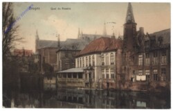 Brügge, Bruges, Quai du Rosaire