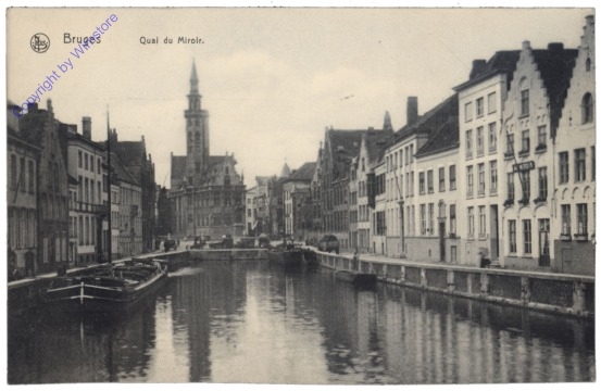 ak119315 Brügge, Bruges, Quai du Miroir