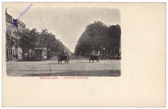 ak119325 Brüssel, Bruxelles, Avenue Louise