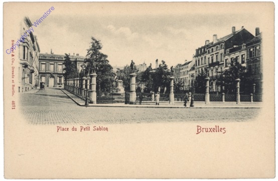 Brüssel, Bruxelles, Place du Petit Sablon