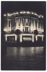 Brüssel, Bruxelles, Palais des Beaux-Arts, Entree Principale, le soir