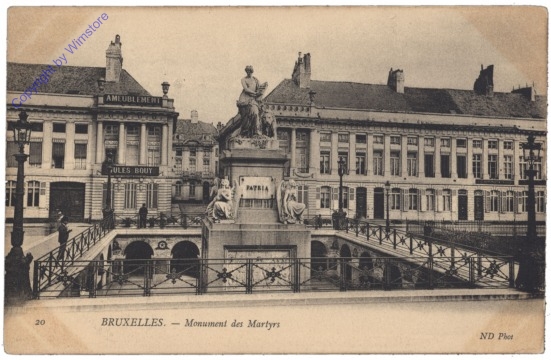 Brüssel, Bruxelles, Monument des Martyrs