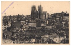 Brüssel, Bruxelles, Eglise Sainte Gudule et panorama