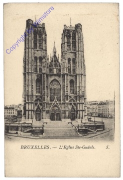 ak119376 Brüssel, Bruxelles, L'Eglise Ste-Gudule