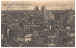 Brüssel, Bruxelles, Eglise Sainte-Gudule et Panorama