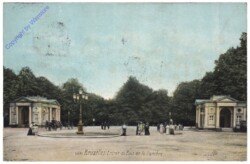 Brüssel, Bruxelles, Entrée du Bois de la Cambre