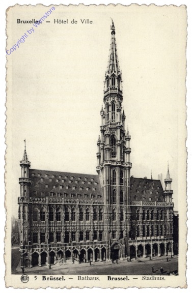 ak119396 Brüssel, Bruxelles, Hotel de Ville