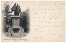 Brüssel, Bruxelles, Monument des Comtes d'Egmont et de hornes