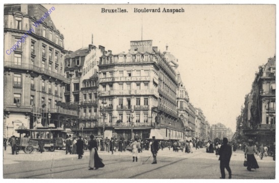 ak119418 Brüssel, Bruxelles, Boulevard Anspach