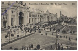 Brüssel, Bruxelles, Exposition de Bruxelles, 1910. Le Grand Palais