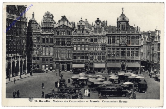 ak119423 Brüssel, Bruxelles, Maison des Corporations