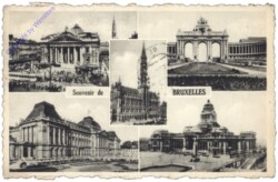 ak119429 Brüssel, Bruxelles, Multiansicht